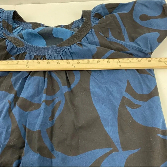 French Connection Womens 4 Blue and Black T-Shirt Mini Dress - Picture 4 of 6